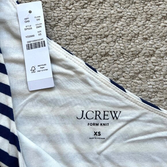 JCrew One-Shoulder Elbow-Sleeve T-Shirt - Picture 4 of 4